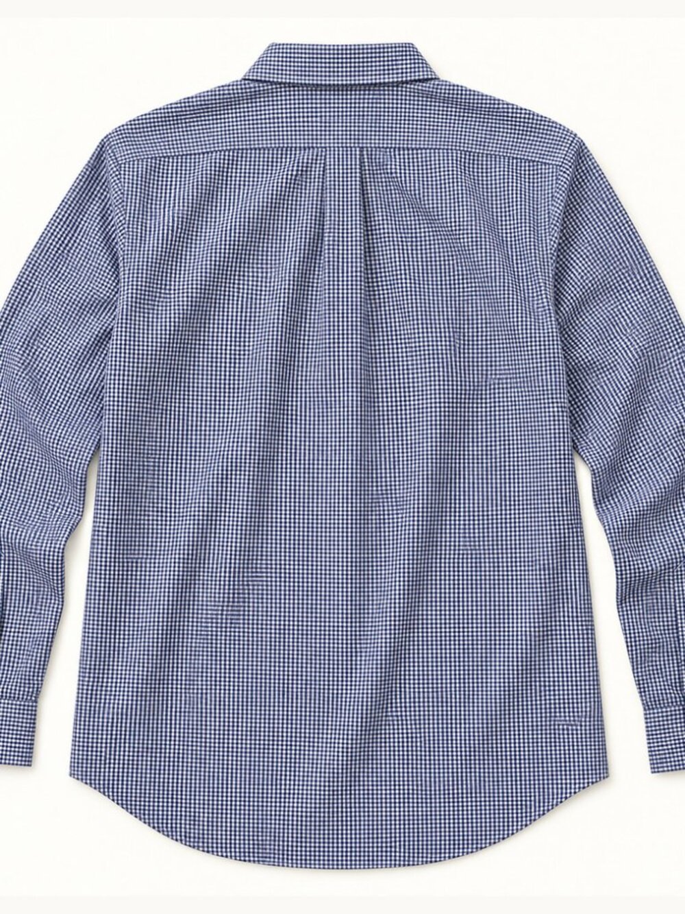 Brooks Brothers Blue Check Dress Shirt 18.5 34/35